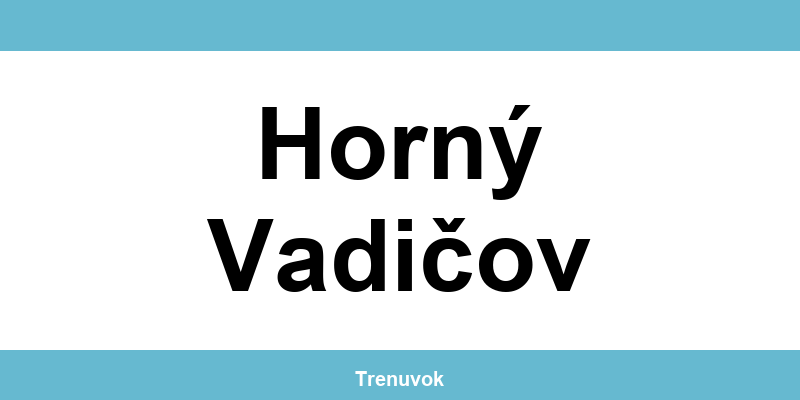 Kontakt na Tipsport pobočky v lokalite Horný Vadičov