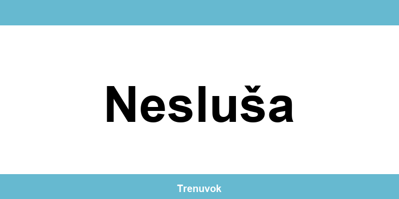 Kontakt na Tipsport pobočky v lokalite Nesluša