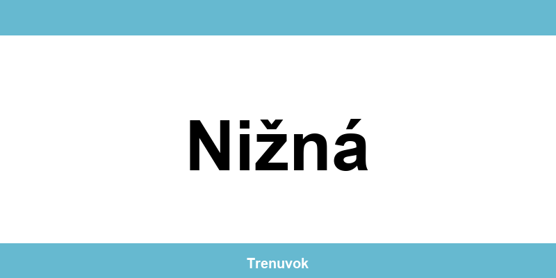 Kontakt na Tipsport pobočky v lokalite Nižná