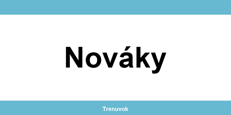 Kontakt na Tipsport pobočky v lokalite Nováky