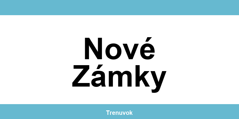 Kontakt na Tipsport pobočky v lokalite Nové Zámky