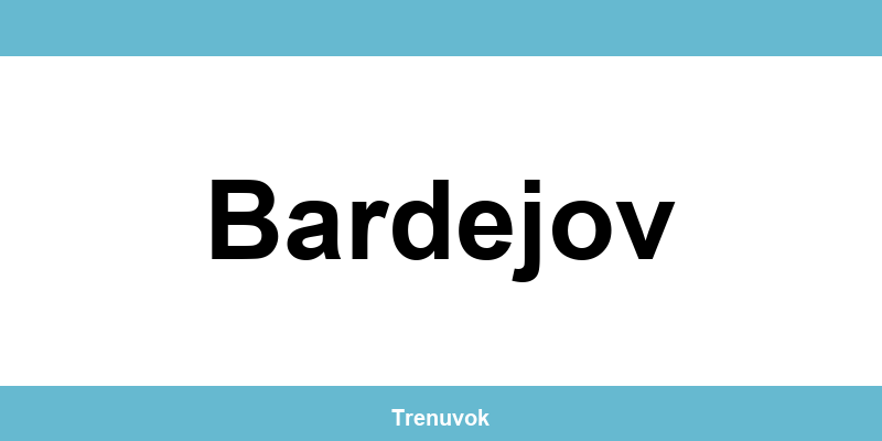 Kontakt na Tipsport pobočky v lokalite Bardejov