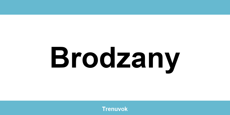 Kontakt na Tipsport pobočky v lokalite Brodzany