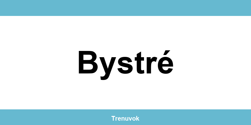 Kontakt na Tipsport pobočky v lokalite Bystré