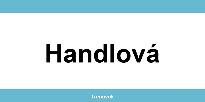 Kontakt na Tipsport pobočky v lokalite Handlová