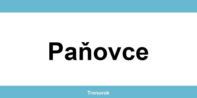 Kontakt na Tipsport pobočky v lokalite Paňovce