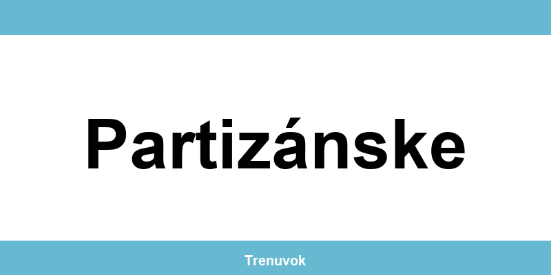 Kontakt na Tipsport pobočky v lokalite Partizánske