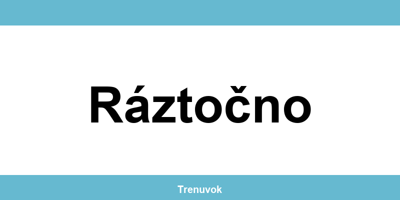 Kontakt na Tipsport pobočky v lokalite Ráztočno