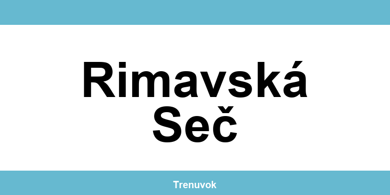 Kontakt na Tipsport pobočky v lokalite Rimavská Seč