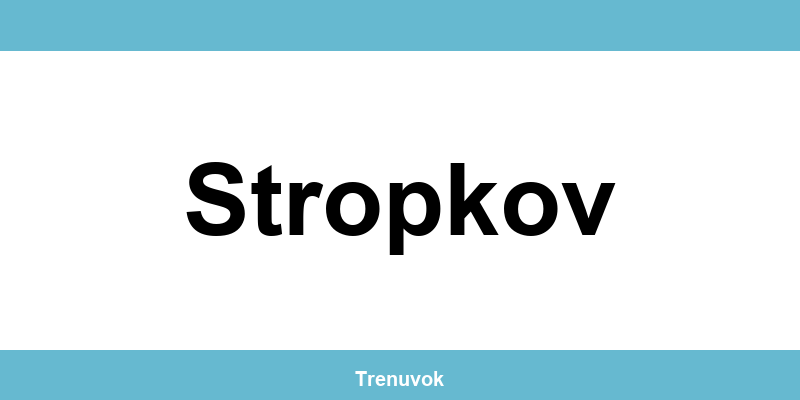 Kontakt na Tipsport pobočky v lokalite Stropkov